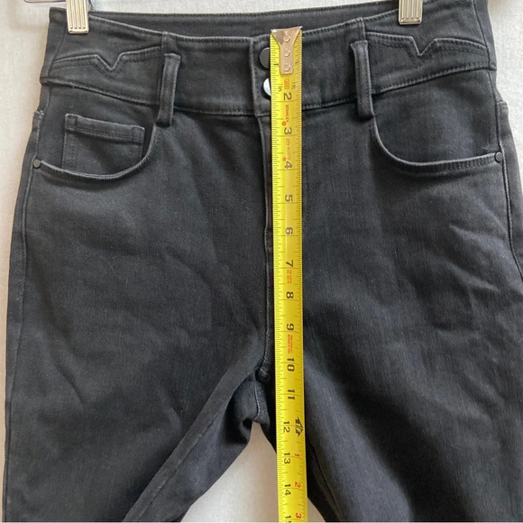 Jac by Jacqueline Conor skinny high waisted taper denim jeans Sz 2- (S/M) - Picture 12 of 13
